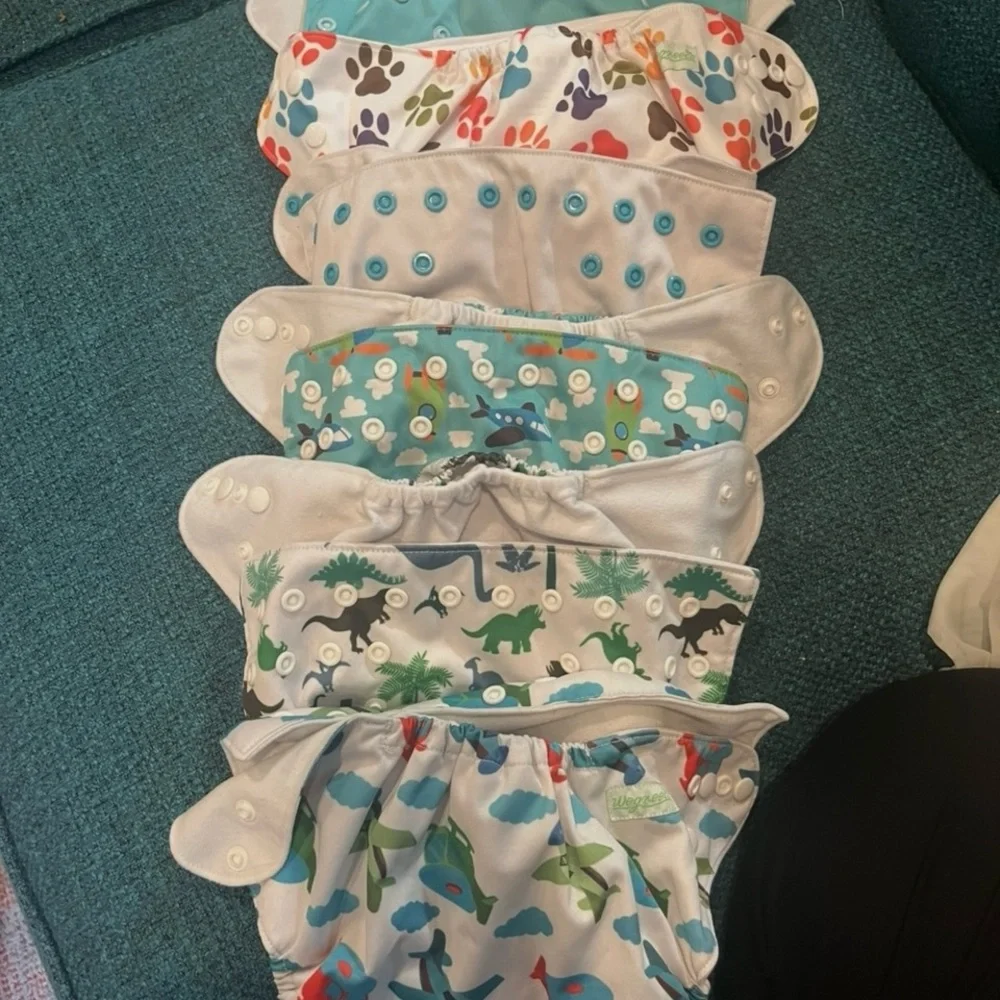 Playful Dinosaur and Animal Print Diaper Covers